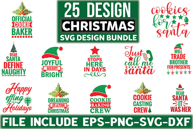 Christmas Svg Design Bundle SVG Rupkotha 