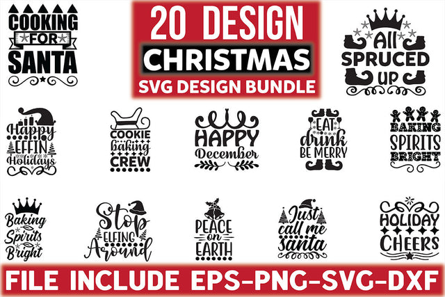 Christmas Svg Design Bundle SVG Rupkotha 