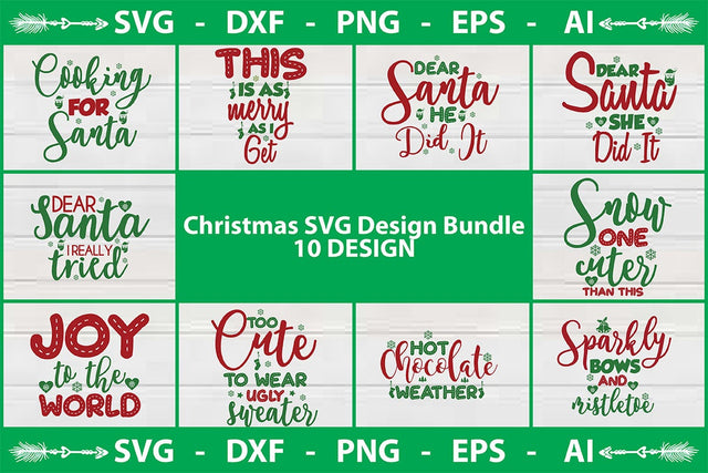 Christmas SVG Design Bundle vol-17 SVG shah alam 