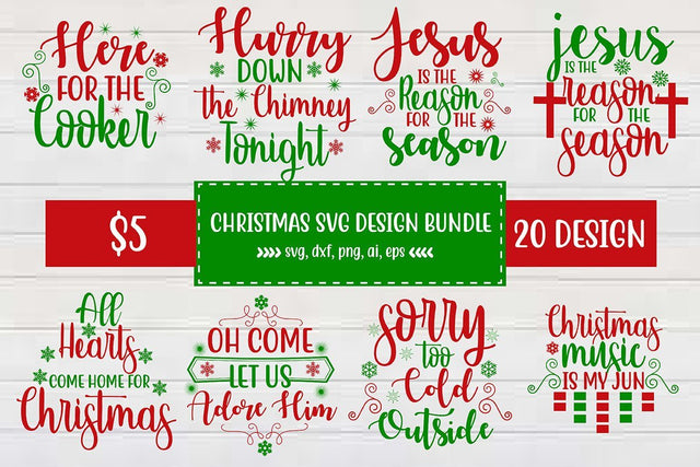 Christmas SVG Design Bundle Vol-4 SVG shah alam 
