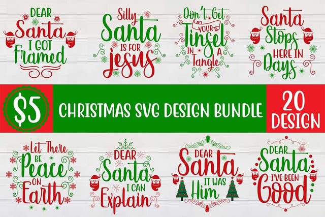 Christmas SVG Design Bundle Vol-8 SVG shah alam 