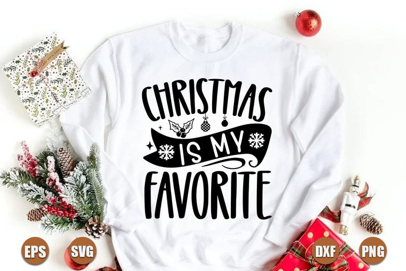 Christmas SVG Design, Christmas is my favorite SVG FiveStarCrafting 