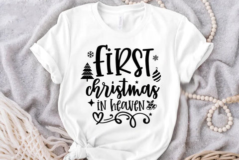 Christmas SVG Design, First christmas in heaven SVG FiveStarCrafting 