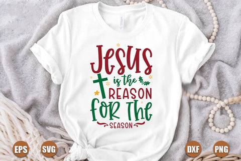 Christmas SVG Design, Jesus is the reason for the season SVG FiveStarCrafting 