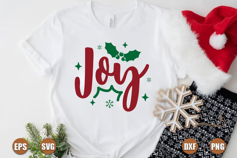 Christmas SVG Design, Joy SVG FiveStarCrafting 