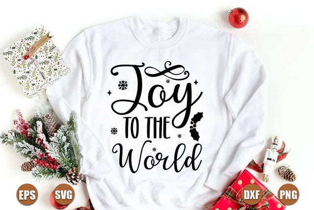 Christmas SVG Design, Joy to the world SVG FiveStarCrafting 