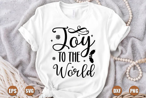 Christmas SVG Design, Joy to the world SVG FiveStarCrafting 
