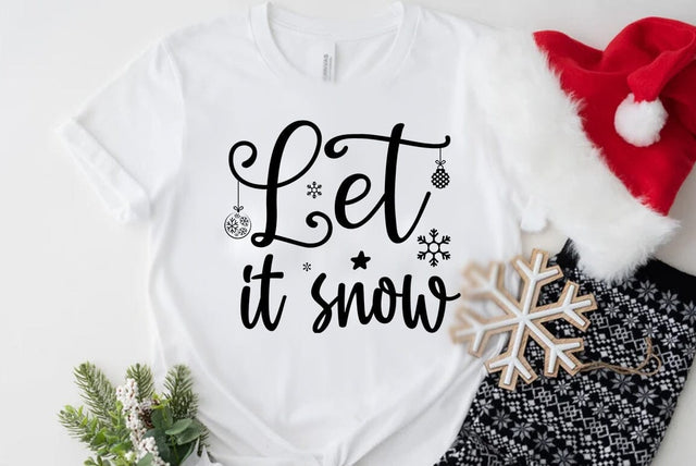 Christmas SVG Design, Let it snow SVG FiveStarCrafting 