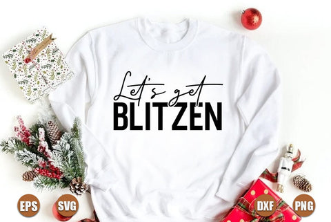 Christmas SVG Design, Lets get blitzen SVG FiveStarCrafting 