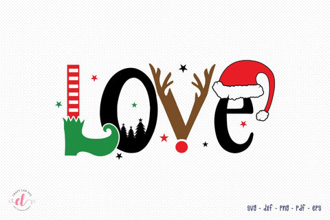 Christmas SVG Design | Love SVG SVG CraftLabSVG 