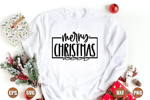 Christmas SVG Design, Merry Christmas deer SVG FiveStarCrafting 