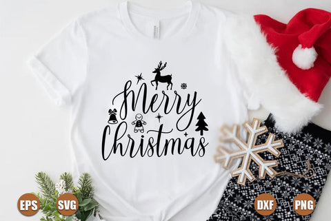 Christmas SVG Design, Merry Christmas SVG FiveStarCrafting 