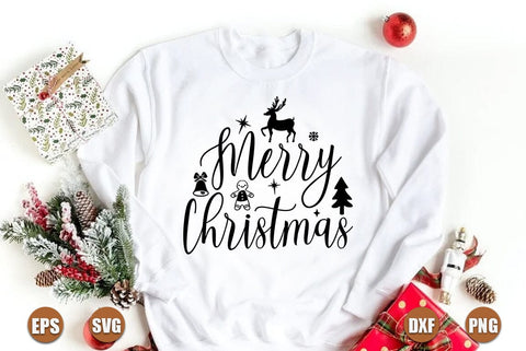 Christmas SVG Design, Merry Christmas SVG FiveStarCrafting 