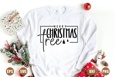 Christmas SVG Design, Merry Christmas tree SVG FiveStarCrafting 