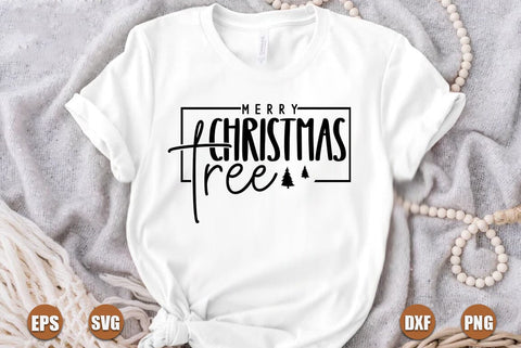 Christmas SVG Design, Merry Christmas tree SVG FiveStarCrafting 