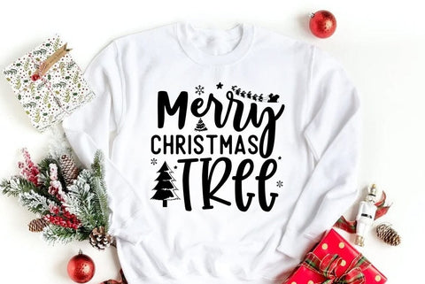 Christmas SVG Design, Merry Christmas tree SVG FiveStarCrafting 