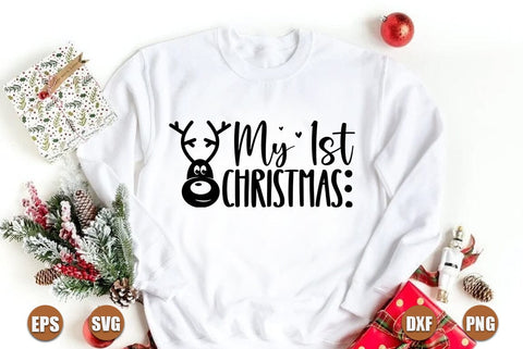 Christmas SVG Design, My 1st Christmas SVG FiveStarCrafting 