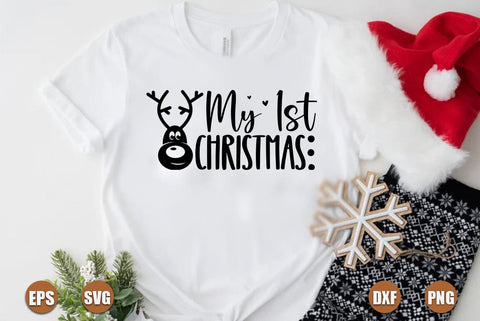Christmas SVG Design, My 1st Christmas SVG FiveStarCrafting 