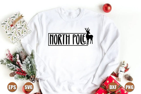 Christmas SVG Design, North pole SVG FiveStarCrafting 