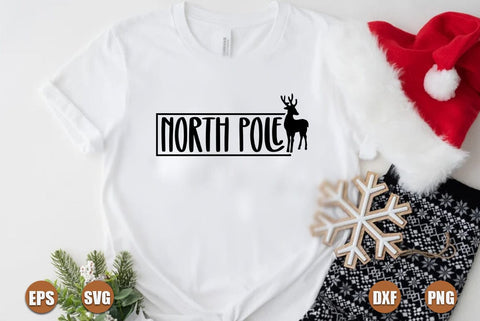 Christmas SVG Design, North pole SVG FiveStarCrafting 