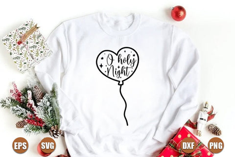 Christmas SVG Design, O holy night SVG FiveStarCrafting 