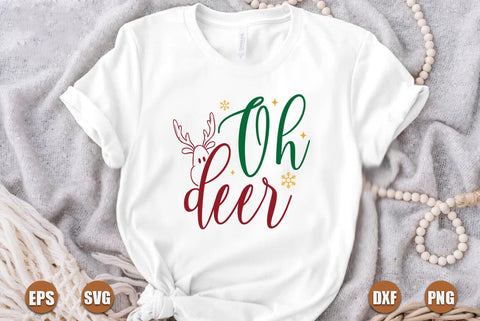 Christmas SVG Design, Oh deer SVG FiveStarCrafting 