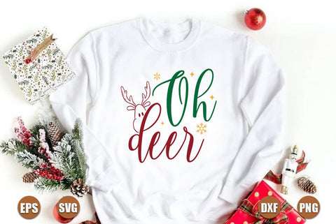 Christmas SVG Design, Oh deer SVG FiveStarCrafting 