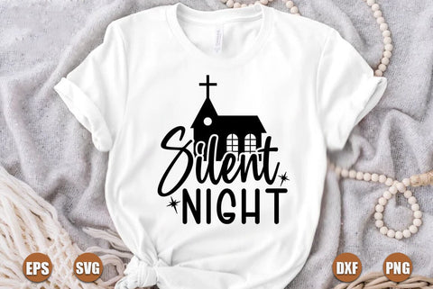 Christmas SVG Design, Silent Night SVG FiveStarCrafting 