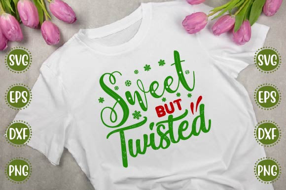 Christmas Svg Design Sweet But Twisted SVG SH_Tee store 