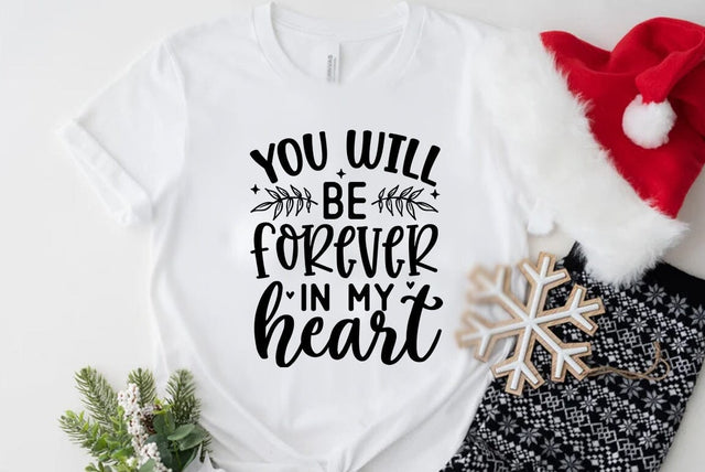 Christmas SVG Design, You will be forever in my heart SVG FiveStarCrafting 