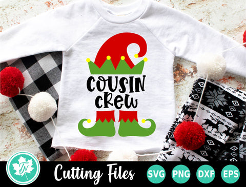 Christmas SVG | Elf SVG | Cousin Crew SVG TrueNorthImagesCA 