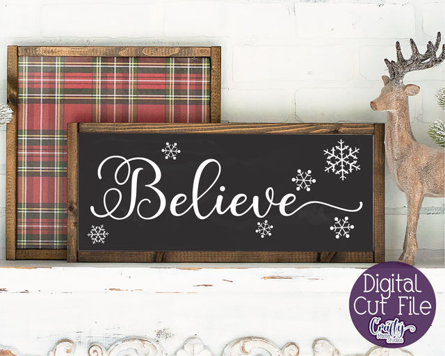 Christmas Svg, Farmhouse Svg Farmhouse Christmas Believe Svg SVG Crafty Mama Studios 