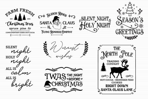 Christmas Svg, Farmhouse Svg, Farmhouse Christmas Sign Bundle SVG Paper Switch 