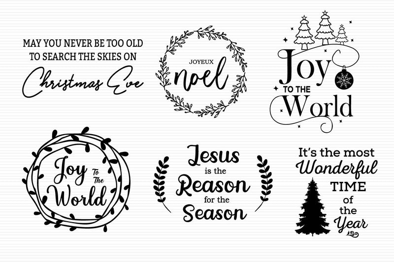Christmas Svg, Farmhouse Svg Farmhouse Christmas Sign Bundle - So Fontsy