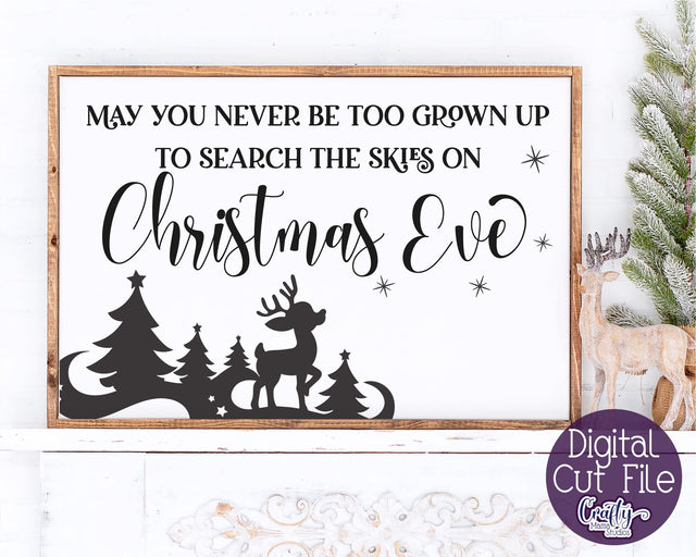 Christmas Svg, Farmhouse Svg, May You Never Be Too Grown Up SVG Crafty Mama Studios 