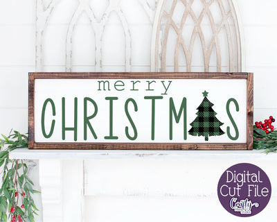 Christmas Svg, Farmhouse Svg, Merry Christmas Cut File SVG Crafty Mama Studios 