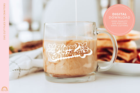 Christmas SVG File With Merry Christmas SVG Pixel Sublimation 