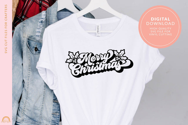 Christmas SVG File With Merry Christmas SVG Pixel Sublimation 