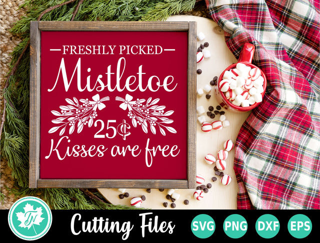 Christmas SVG | Freshly Picked Mistletoe SVG TrueNorthImagesCA 