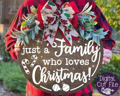 Christmas Svg, Funny Christmas Bundle, Round Svg Sign SVG Crafty Mama Studios 