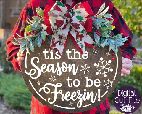 Christmas Svg, Funny Christmas Bundle, Round Svg Sign SVG Crafty Mama Studios 