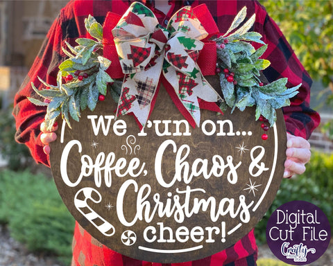 Christmas Svg, Funny Christmas Bundle, Round Svg Sign SVG Crafty Mama Studios 