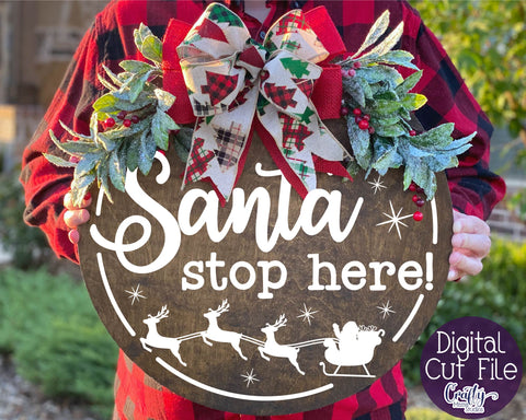 Christmas Svg, Funny Christmas Bundle, Round Svg Sign SVG Crafty Mama Studios 