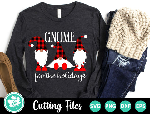 Christmas SVG | Gnome for the Holidays SVG TrueNorthImagesCA 