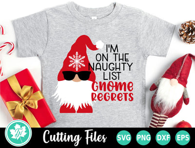Christmas SVG | Gnome Regrets SVG TrueNorthImagesCA 