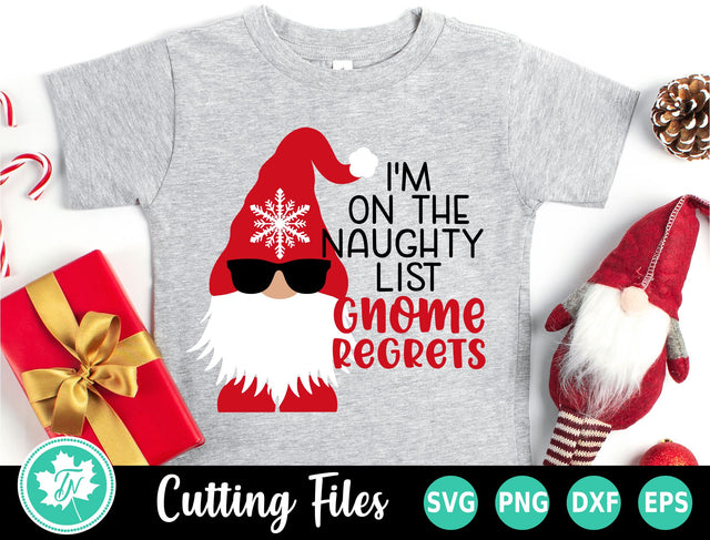 Christmas SVG | Gnome Regrets SVG TrueNorthImagesCA 