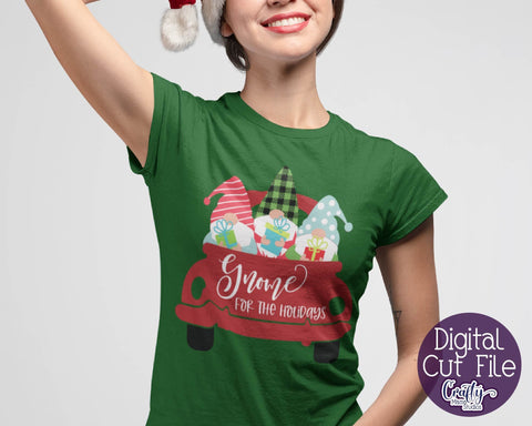 Christmas Svg, Gnome Svg, Gnome For The Holidays SVG SVG Crafty Mama Studios 
