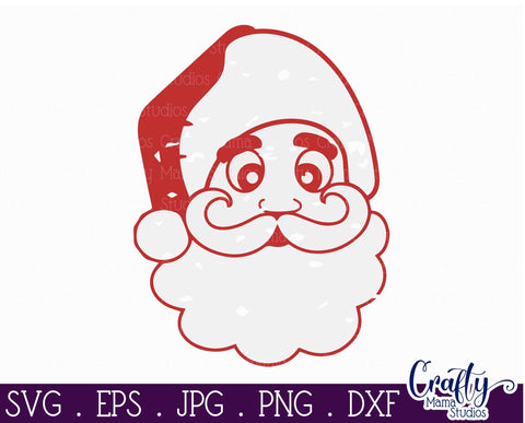 Christmas Svg - Grunge Santa Claus SVG Crafty Mama Studios 