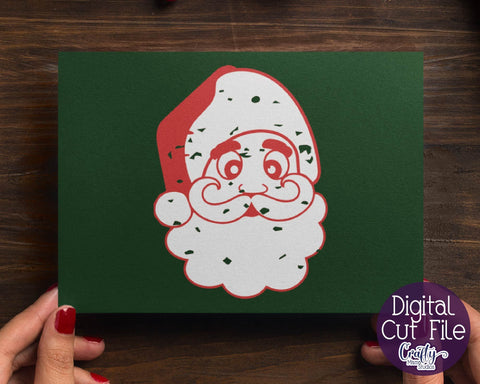 Christmas Svg - Grunge Santa Claus SVG Crafty Mama Studios 