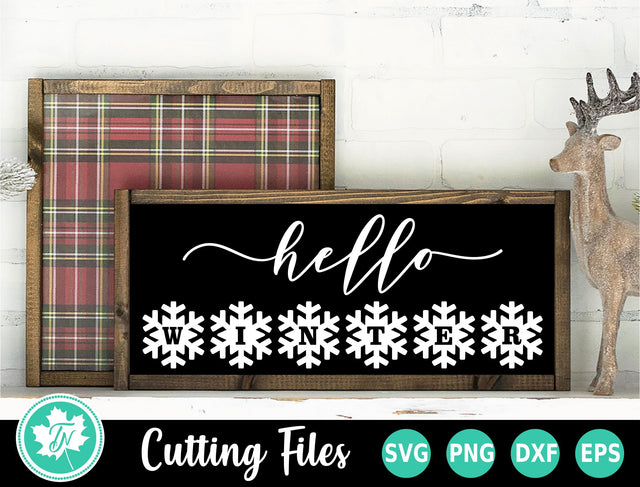 Christmas SVG | Hello Winter SVG SVG TrueNorthImagesCA 